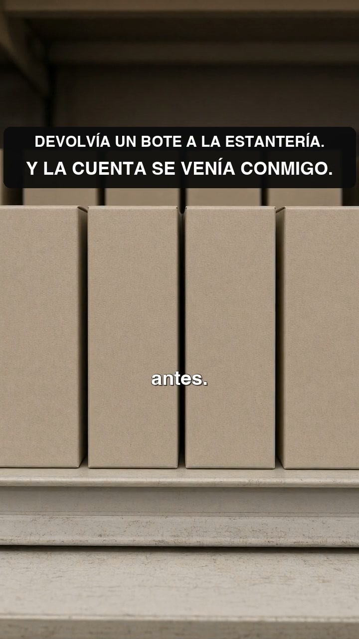 La cuenta del pasillo del súper