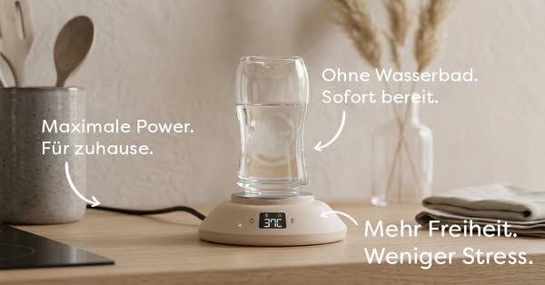 Fläschchen wärmen leicht gemacht