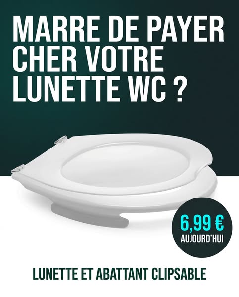 Lunette WC Solide dès 6,99€