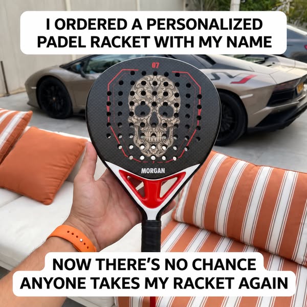 Your name. Your colours. Your racket.