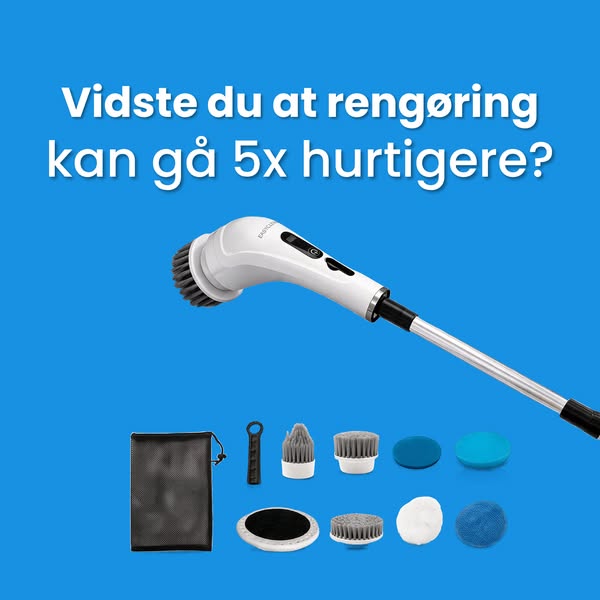 Vidste du at rengøring kan gå 5x hurtigere?