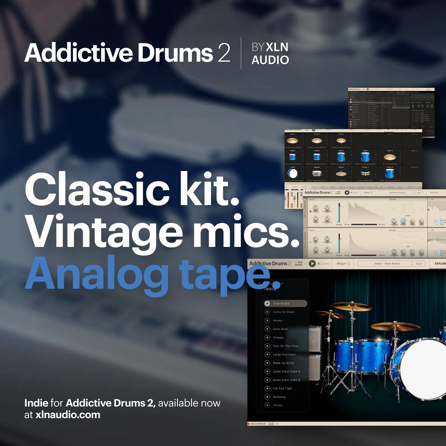 Indie for Addictive Drums 2 by XLN Audio