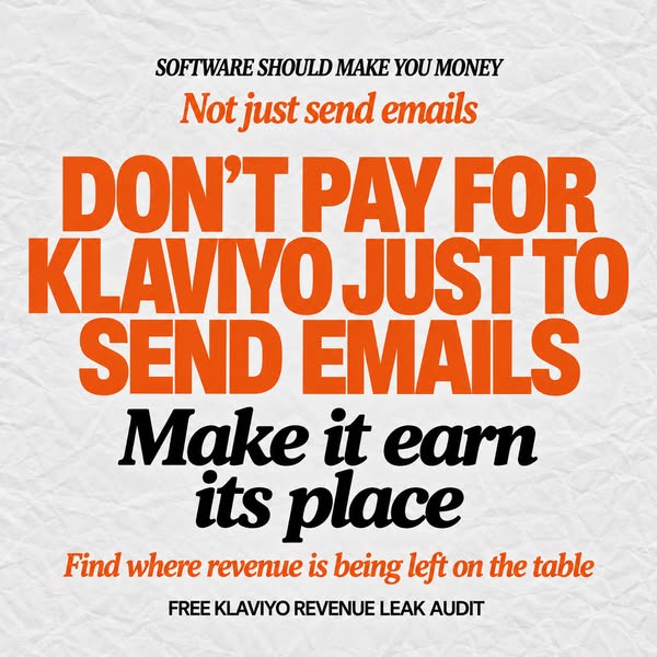 Done-For-You Klaviyo Management. 20% Lift Guaranteed