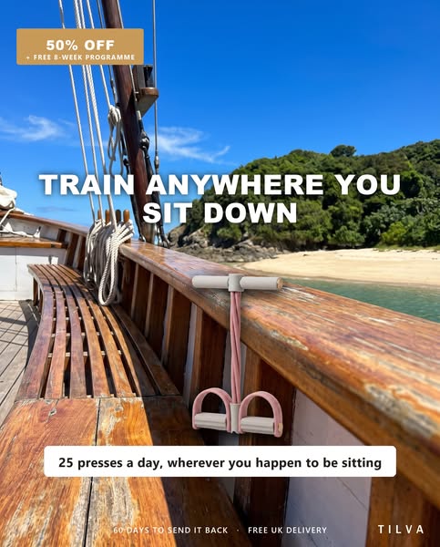 Train anywhere you sit down