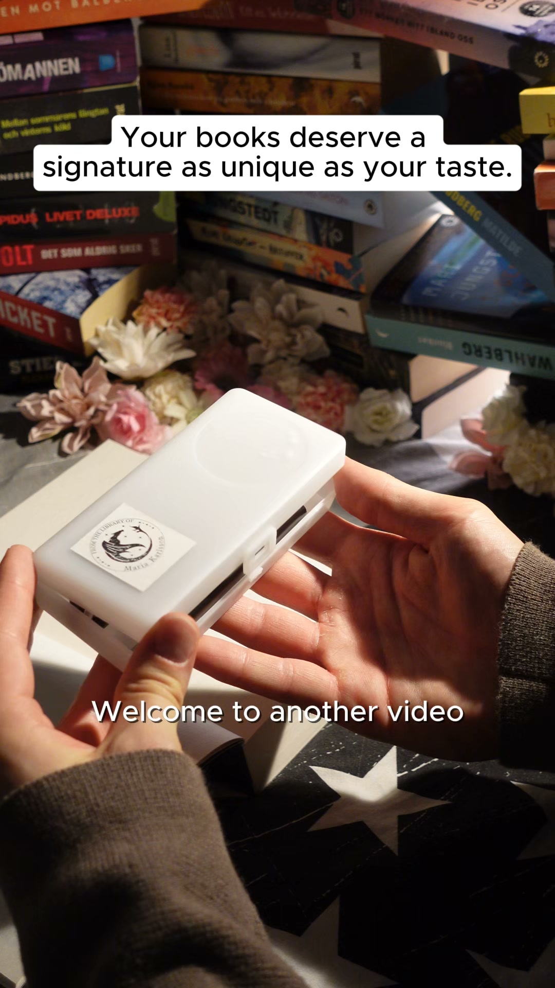 30% OFF SALE: Personalized Book Embosser