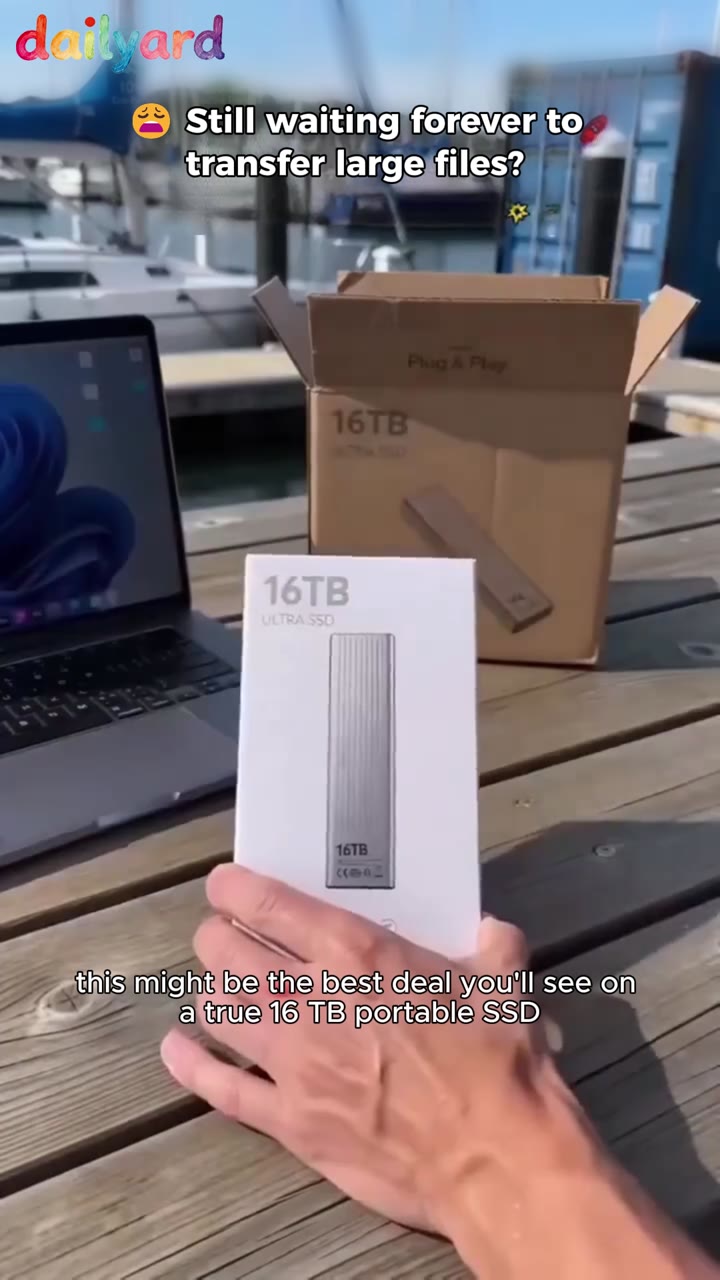 High-Speed Portable SSD External Solid State Drive