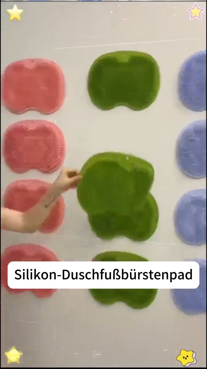 Silikon-Duschmatte zur Fußreinigung