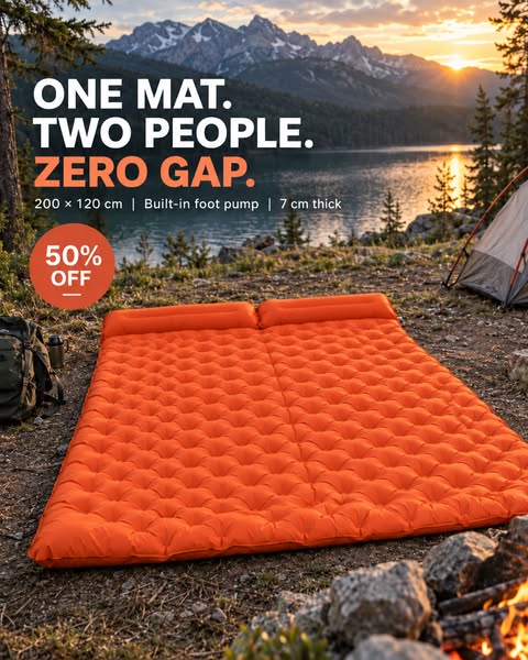 One Mat. Room for Two.