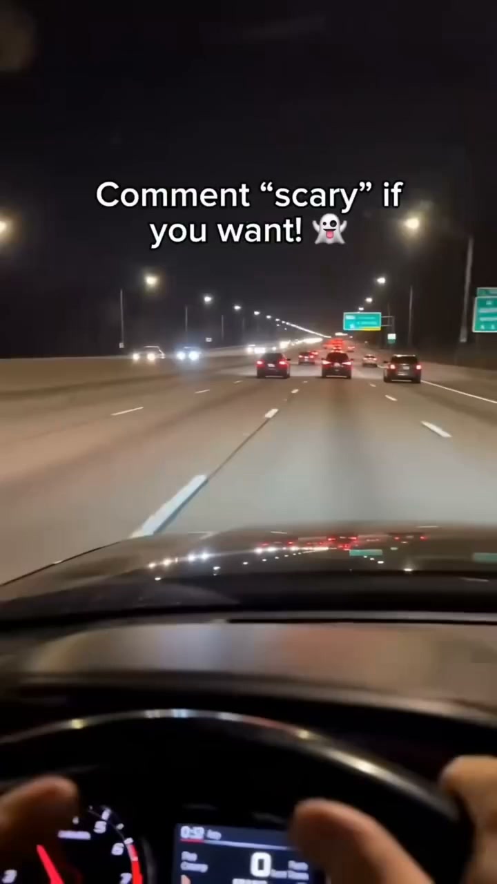 Wait… is there a GHOST in that car?!