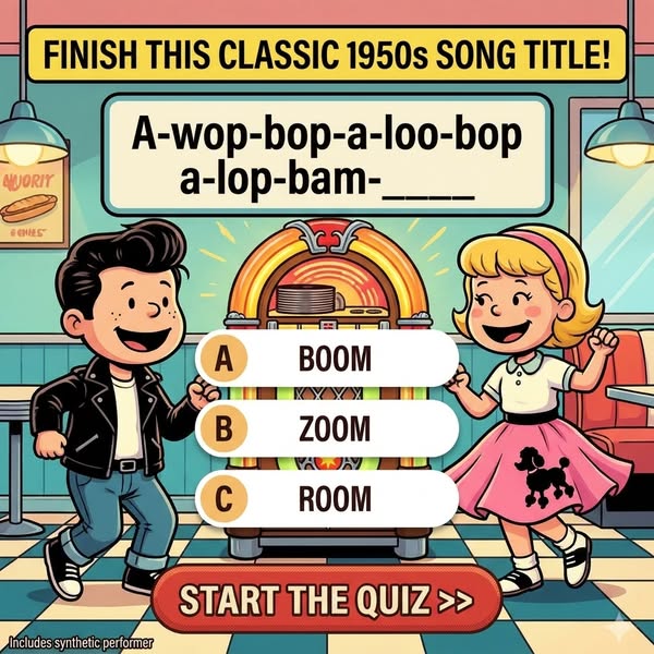 Finish These 1950s Song Titles
