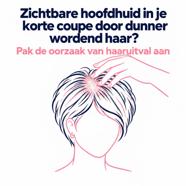 Wordt je hoofdhuid steeds zichtbaarder in je korte coupe?