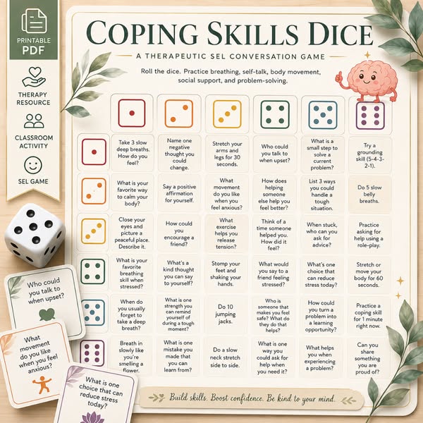 90% Off Therapy Dice Game