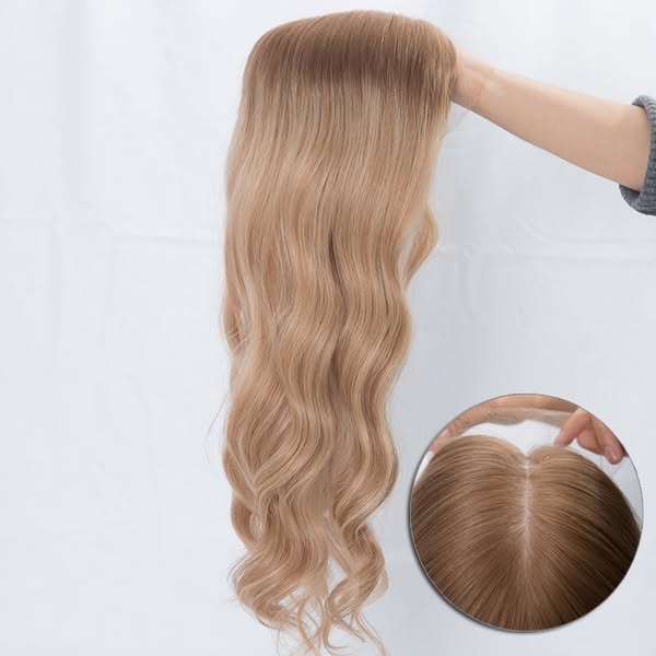Katie--[Grade A+] "Real Scalp" Silk Top Glueless Wigs,European Virgin Human Hair