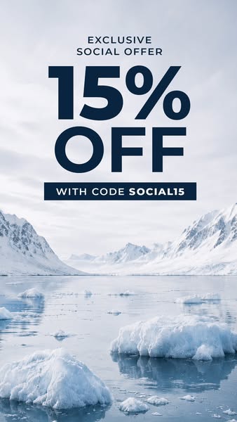Exclusive 15% Off with SOCIAL15