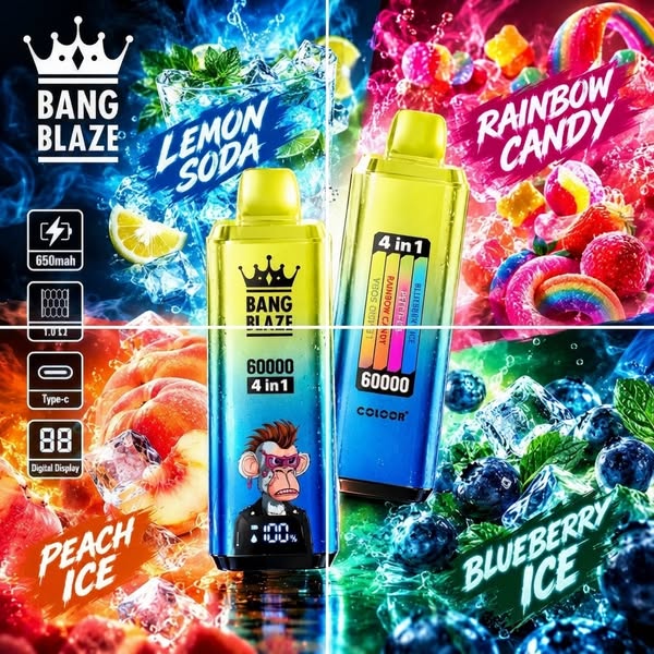 Blaze 60K 4-in-1 · Buy 5 Free Ship