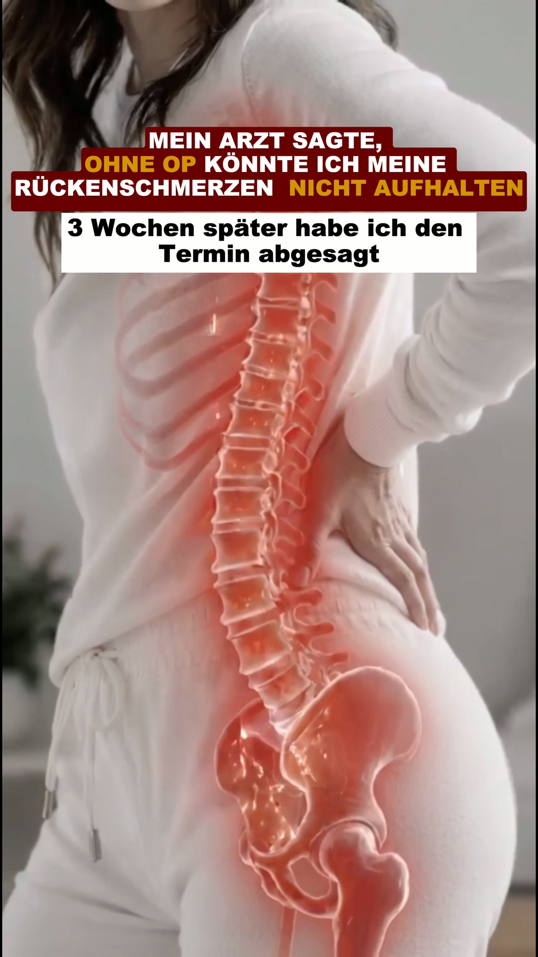 Rückenschmerzen? Das hilft wirklich