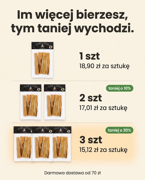 Trzy sztuki, 15,12 zł za jedną