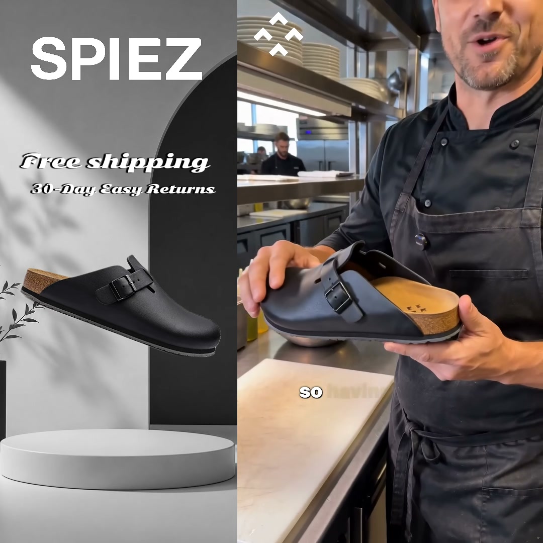 Unisex - oil resistant, arch support, waterproof, slip-on