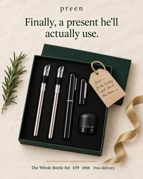 Finally, a present he'll actually use