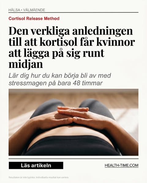 Det Är Inte Fett, Det Är Kortisol Som Blockerar Din Fettförbränning