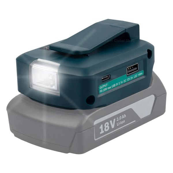 Mellif USB Charger Adapter Compatible With BOSCH 18V Battery(Battery Not Included）