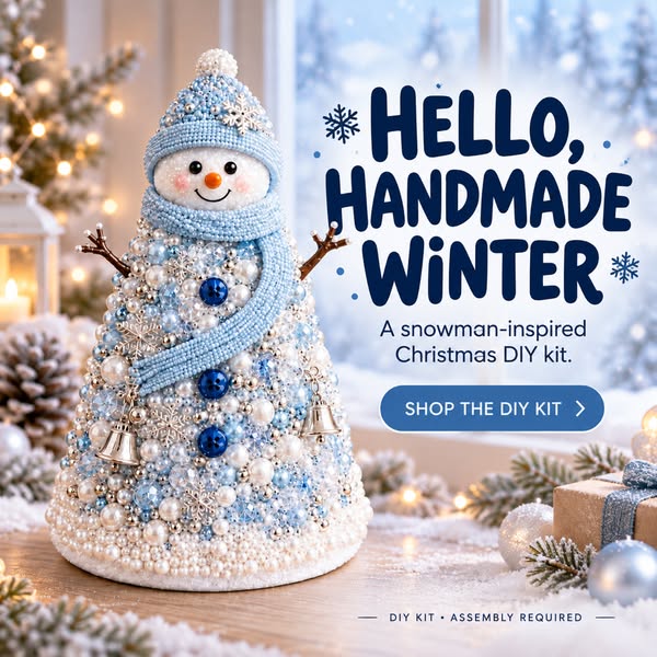 Mini Beaded Christmas Tree DIY Kit