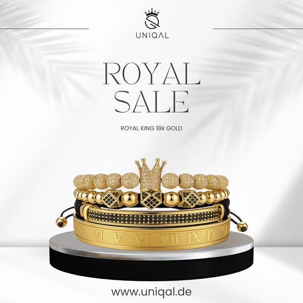 Luxus trifft Charakter – ROYAL KING 18K GOLD
