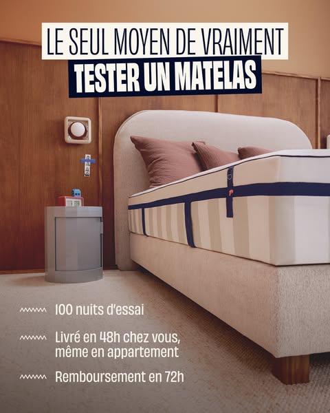Le seul test valable : chez vous.