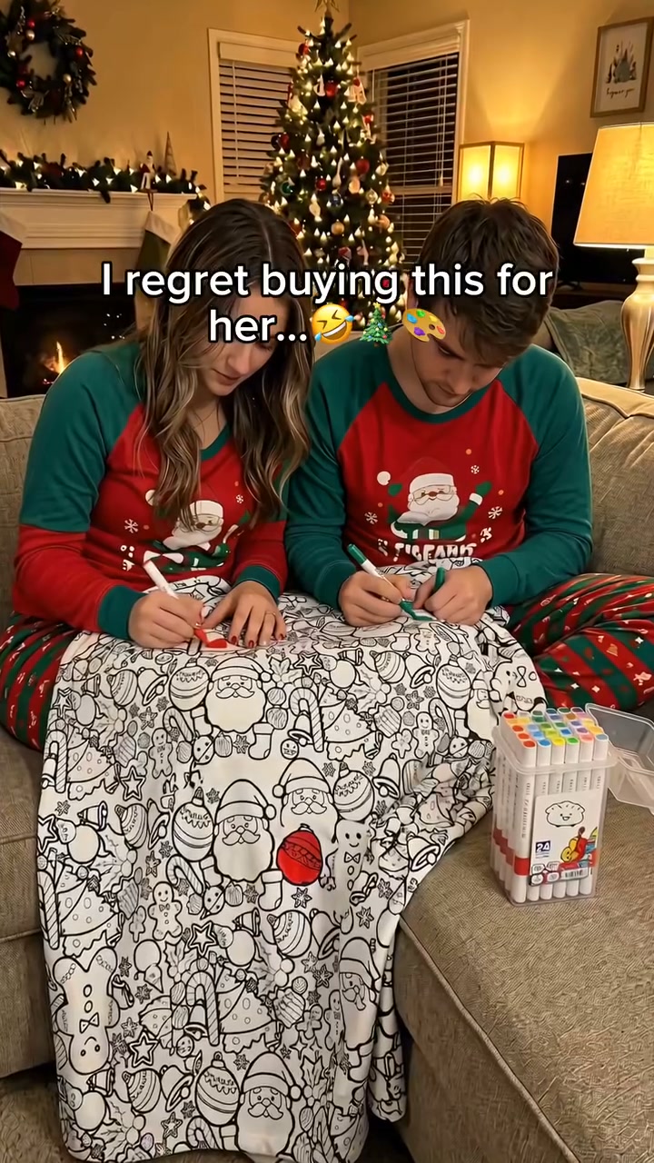 LAST DAY SALE ONLY￡9.99! Personalised Colouring Blanket – The Unique DIY Gift They’ll Love