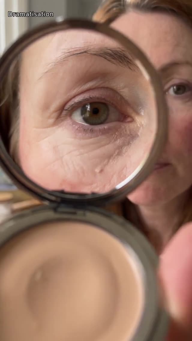 Not the foundation. The skin under it.