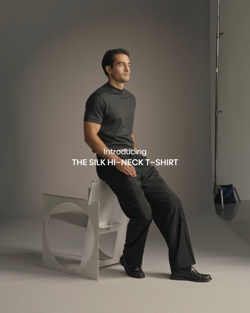 Introducing: The Silk Hi-Neck T-Shirt