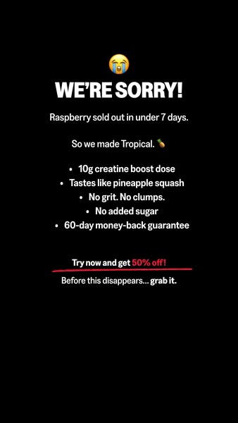 New Tropical Creatine + Brain
