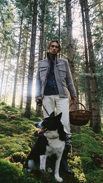 Huntsman Jacket in Loden Wool
