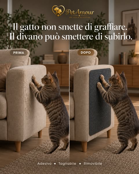 Proteggi il divano, lascia libero il suo istinto
