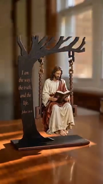 Christian Jesus Swing Ornament