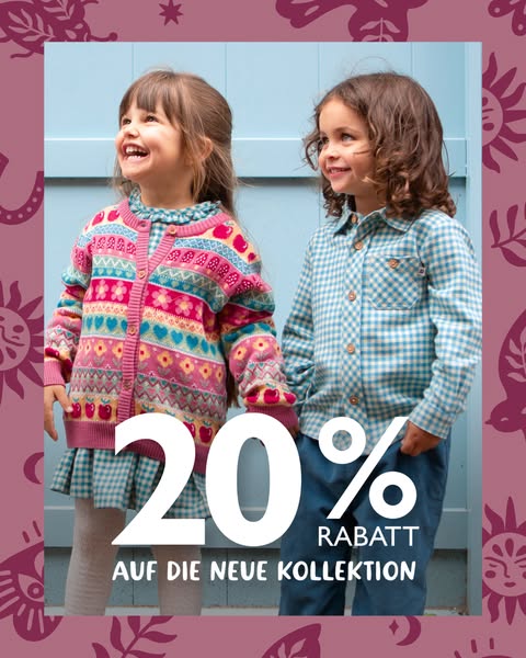20 % Rabatt auf Kindermode