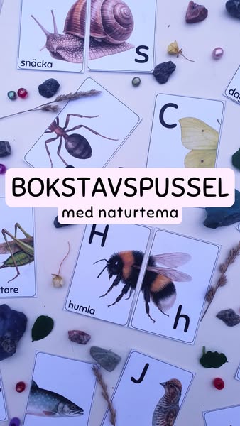 Skärmfri bokstavsträning