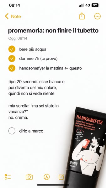 L'unica cosa che ho cambiato