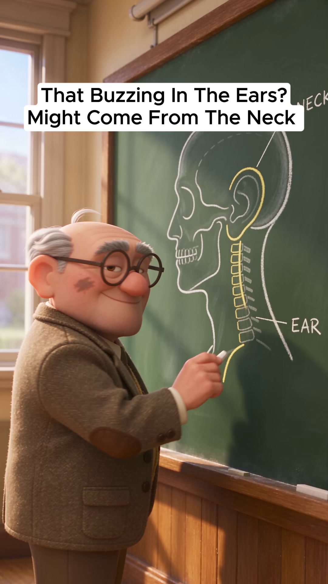The ringing might be coming from the neck!