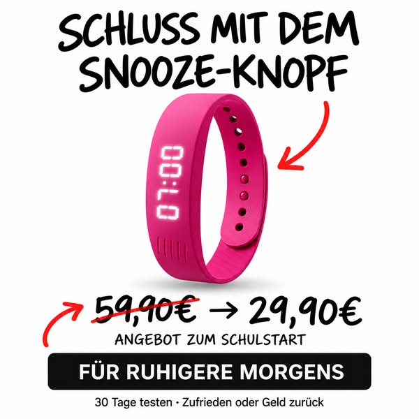 Sanft geweckt. Selbstständig gestartet.