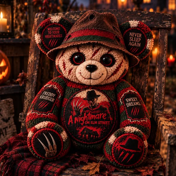 Freddy Krueger Nightmare Horror Custom Shape Pillow – Spooky Halloween Pillow