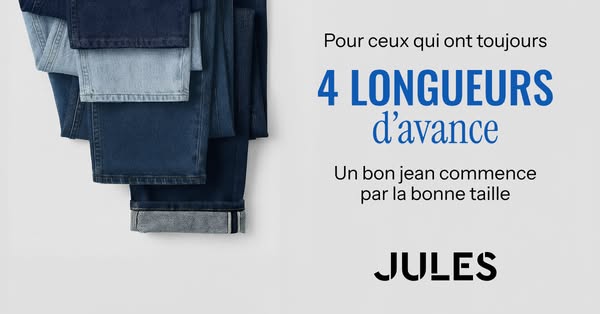 40% sur votre 2ème jean