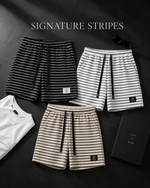 Tavo Stripe Short