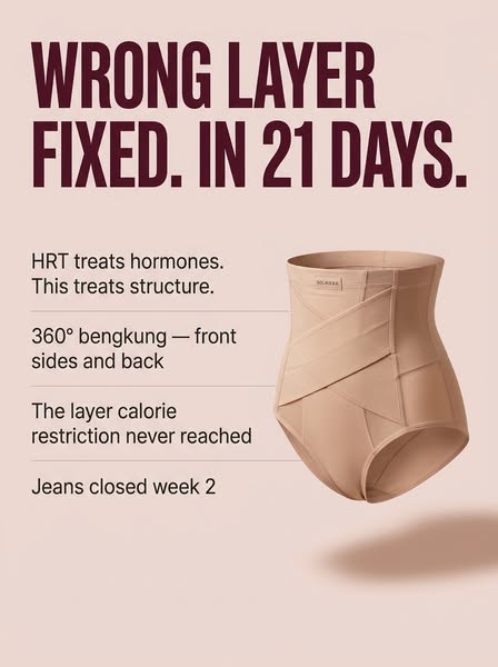 Started HRT and your belly still won't budge? Try this