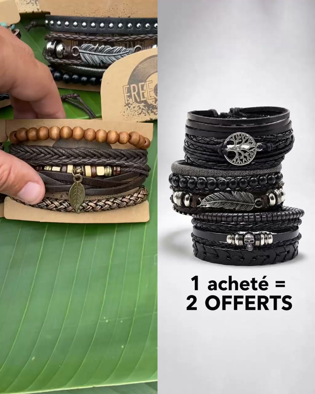 Mélange les différents bracelets (+ de 1000 combinaisons)