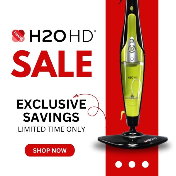 H2O HD Steam Cleaner