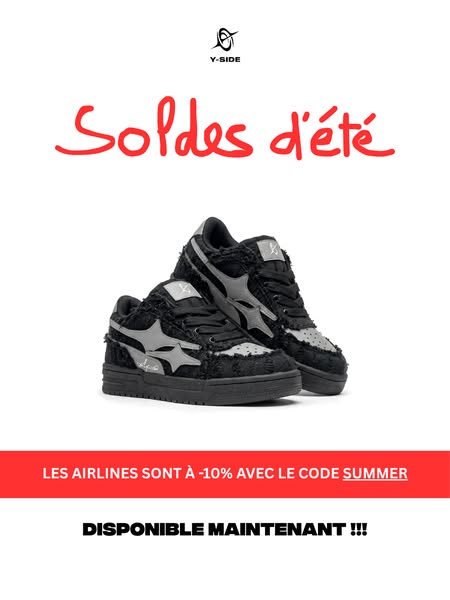 "AIRLINE" Shadow Black
