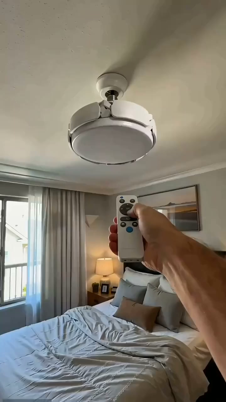 Ventilateur Plafond LED Pliable