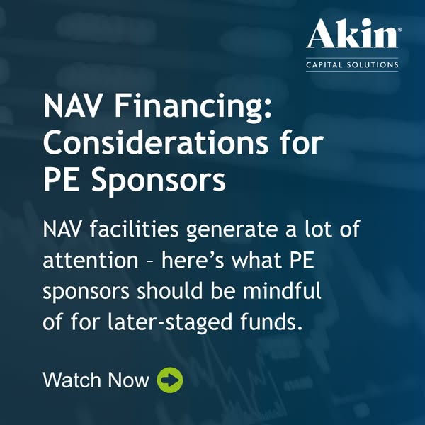 NAV Financing Considerations for PE
