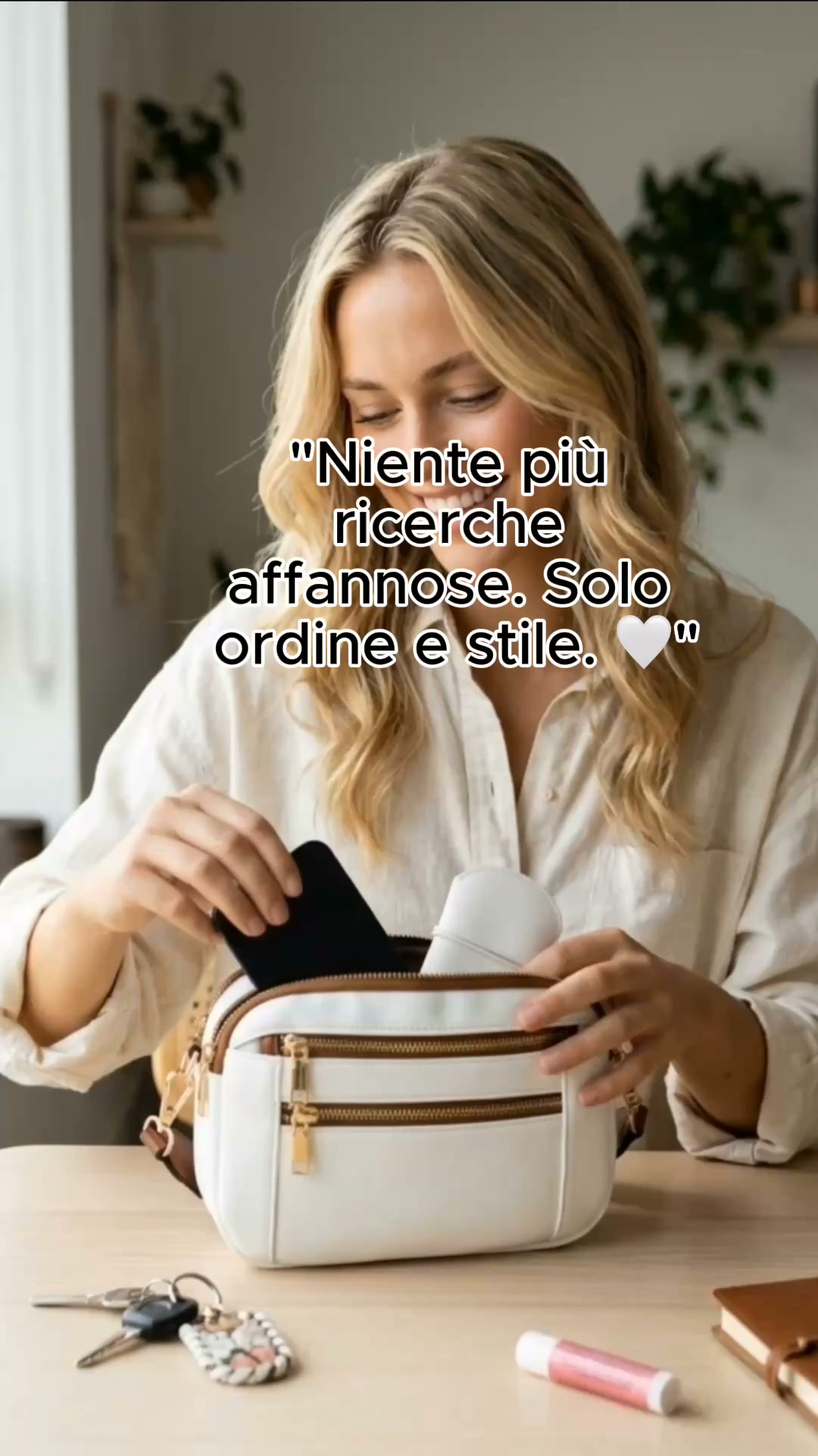 Borsa Triple Zip: Ordine Perfetto & Stile Unico!